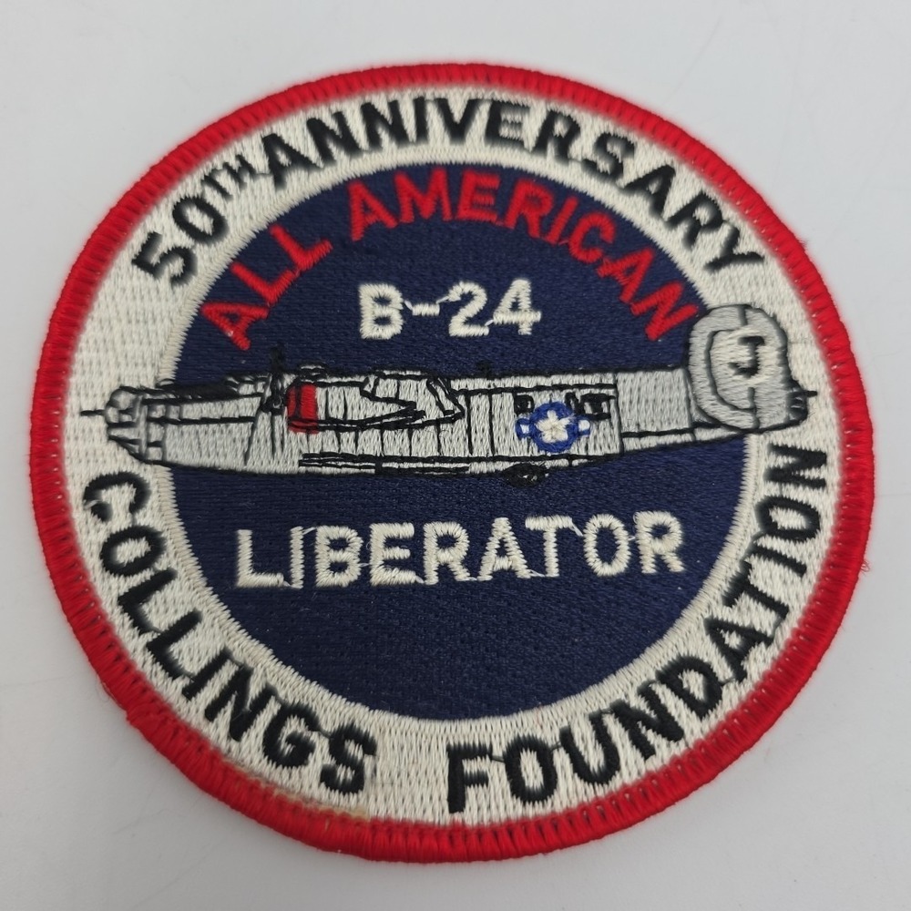 Vintage B-24 Liberator All American Collings Foundation Museum Patch Stow Maine